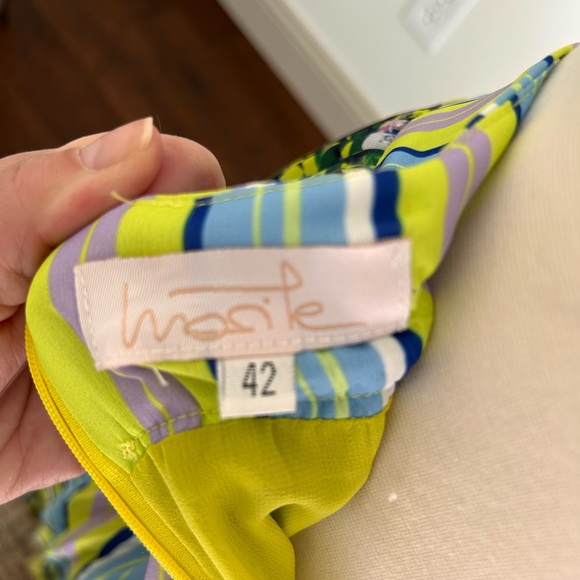 Lola Casademunt Colorful Pleated Maxi Skirt. European size 42/US 6 - Picture 3 of 9